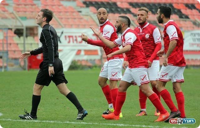 יצטרכו לנצח את יבנה בשישי. שחקני יפו (לירן דורף)